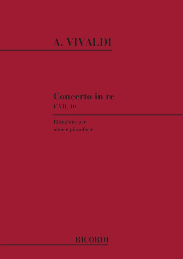 Concerto Per Ob., Archi E B.C.: In Re Rv 453 - Riduzione Per Oboe E Pianoforte